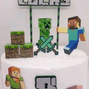 Arquivo De Corte topo de bolo Minicraft