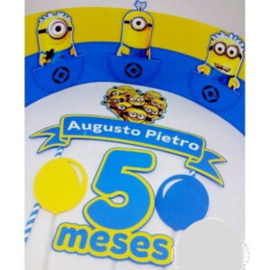 Arquivo de corte Topo de Bolo Minions STUDIO