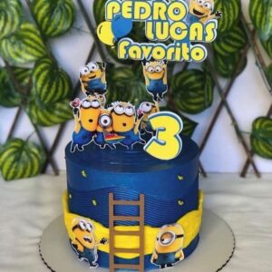 Arquivo de Corte - Topo de Bolo Minions