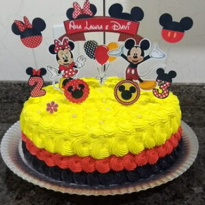 Arquivo de corte topo de bolo Minnie 04
