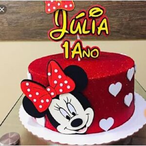 Arquivo de Corte Topo de Bolo Minnie