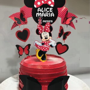 Arquivo de corte topo de bolo Minnie