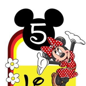 Arquivo de Corte Topo de Bolo Minnie