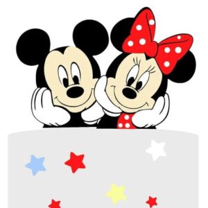 Arquivo de Corte Topo de Bolo Minnie e Mickey