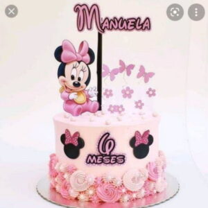 Arquivo De Corte Topo De Bolo Minnie Rosa Baby #15341
