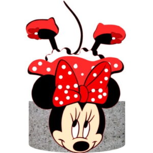 Arquivo de Corte Topo de Bolo Minnie Vermelha
