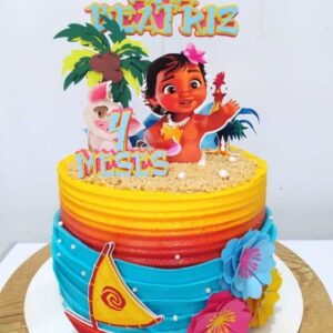 Arquivo de Corte Topo de Bolo Moana Baby