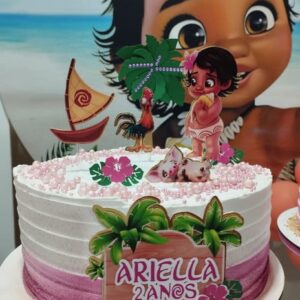 Arquivo de Corte Topo de Bolo Moana Baby