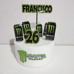 Arquivo de Corte Topo de Bolo Monster Energy Studio