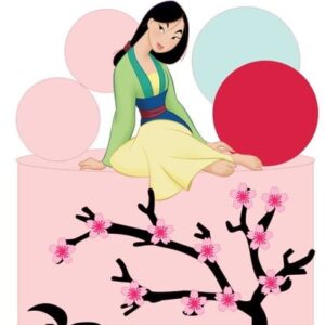 ARQUIVO DE CORTE TOPO DE BOLO Mulan