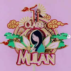Arquivo de Corte Topo de Bolo Mulan