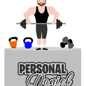 Arquivo de Corte Topo de Bolo Musculação 03
