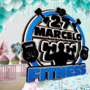 Arquivo de Corte Topo de Bolo Musculação 04