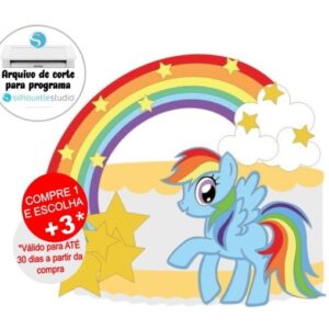 Arquivo de Corte Topo de Bolo My Little Pony