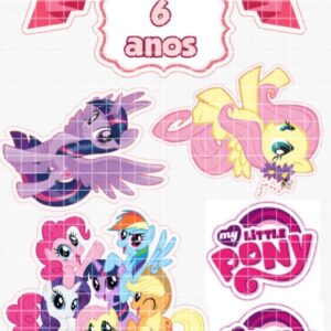Arquivo de Corte Topo de Bolo My Little Pony