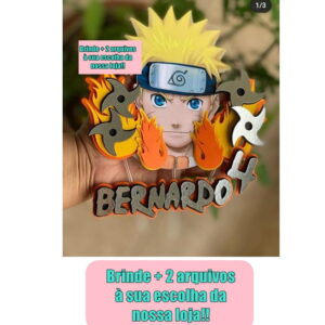 Arquivo de Corte Topo de Bolo Naruto