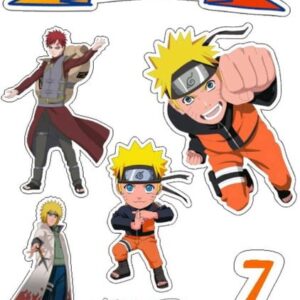 Arquivo de corte topo de bolo Naruto