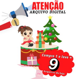 Arquivo de Corte Topo de Bolo Natal - 008