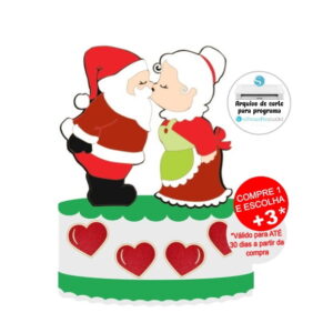 Arquivo de Corte Topo de Bolo Natal