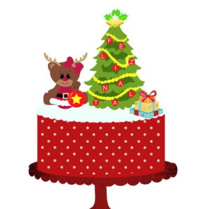 Compre 1 Leve + 11 Arquivo Corte Topo Bolo Natal 10 Studio