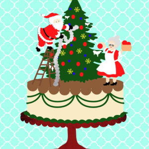 Compre 1 Leve +11 Arquivo Corte Topo de Bolo Natal 15 Studio