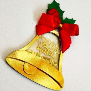 Arquivo de corte topo de bolo Natal 185 DXF E SVG
