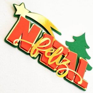 Arquivo de Corte Topo de Bolo Natal 2022 #15565