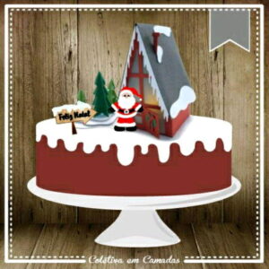 ARQUIVO DE CORTE TOPO DE BOLO NATAL (#2101) STUDIO