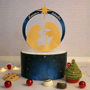 ARQUIVO DE CORTE TOPO DE BOLO NATAL (#2152) STUDIO E PDF