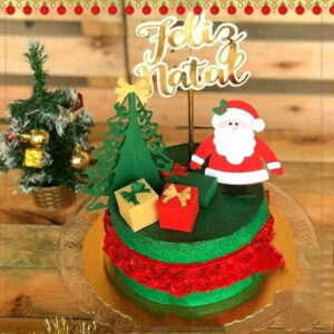 ARQUIVO DE CORTE TOPO DE BOLO NATAL (#2161) STUDIO