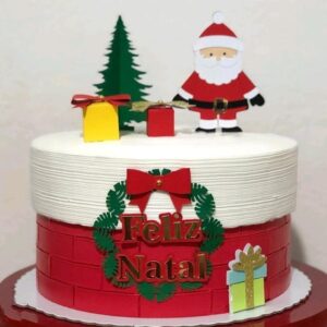 ARQUIVO DE CORTE TOPO DE BOLO NATAL (#2167) STUDIO