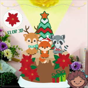 Arquivo de Corte Topo de Bolo Natal #2685