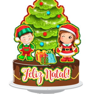 Arquivo de Corte - Topo de Bolo (natal) 38