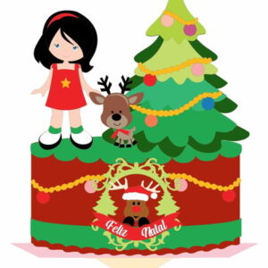 Arquivo de Corte - Topo de Bolo (natal) 54