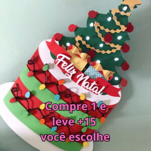 Arquivo de Corte Topo de Bolo Natal #5798