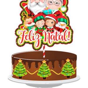 Arquivo de Corte - Topo de Bolo (natal) 58