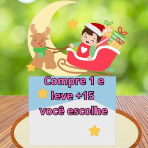 Arquivo de Corte Topo de Bolo Natal #5827