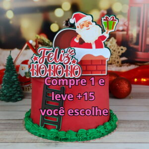 Arquivo de Corte Topo de Bolo Natal #5861
