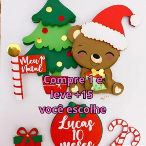Arquivo de Corte Topo de Bolo Natal #5923