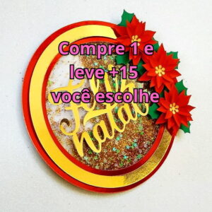 Arquivo de Corte Topo de Bolo Natal #5952