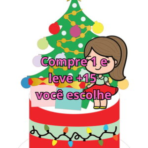 Arquivo de Corte Topo de Bolo Natal #5965