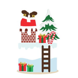 Arquivo de corte topo de bolo natal 8