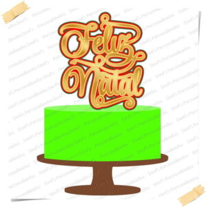 Arquivo de Corte Topo de Bolo Natal #8