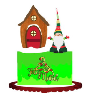 Arquivo de corte topo de bolo Natal 91 STUDIO