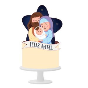 Arquivo de Corte Topo de Bolo Natal