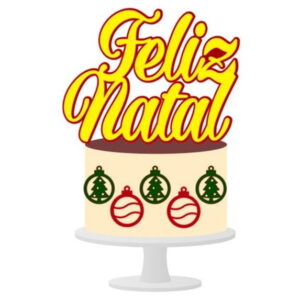 Arquivo de Corte Topo de Bolo Natal