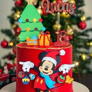 ARQUIVO DE CORTE TOPO DE BOLO NATAL - CAMADAS #2228 STUDIO