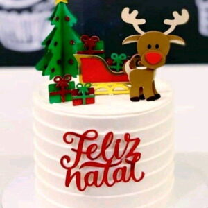 ARQUIVO DE CORTE TOPO DE BOLO NATAL - CAMADAS #2238 STUDIO