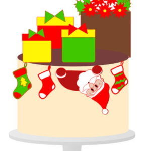 Arquivo De Corte Topo De Bolo Natal