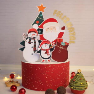 Arquivo de Corte Topo de Bolo Feliz Natal (2)